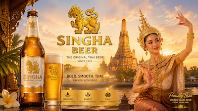 Singha Beer Thailand